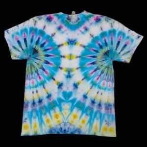 Custom hand dyed tie dye
